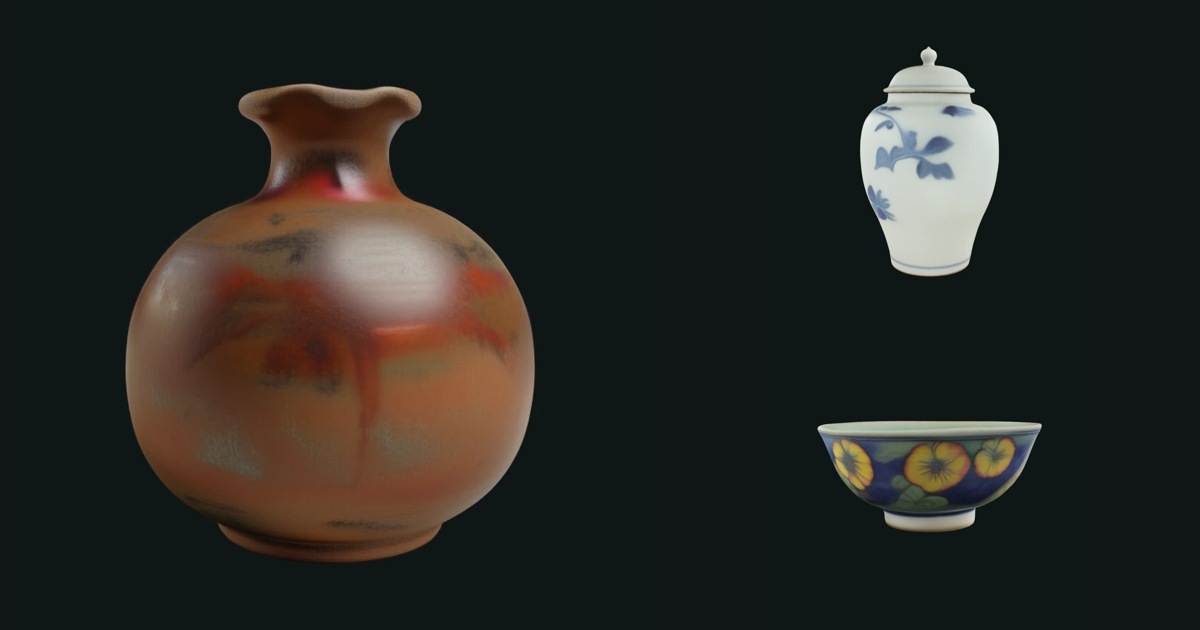 日本の伝統工芸の立体作品