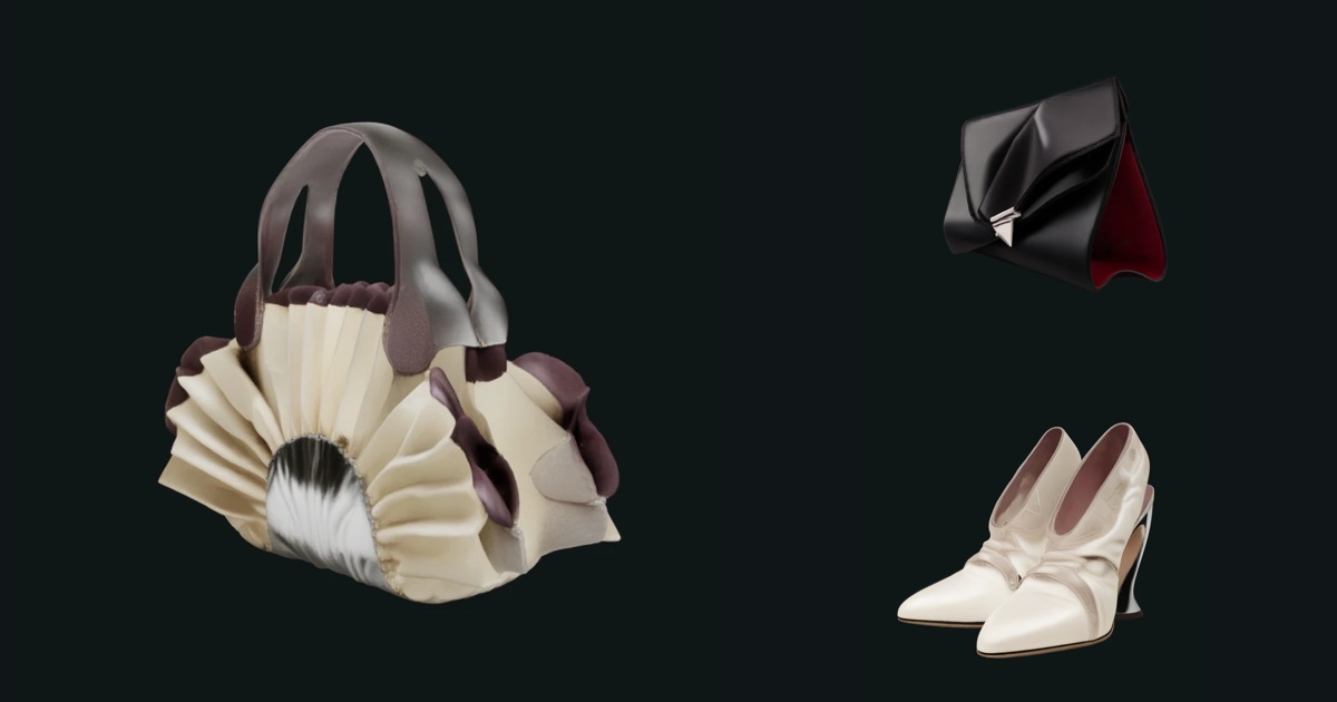 ファッションの立体作品